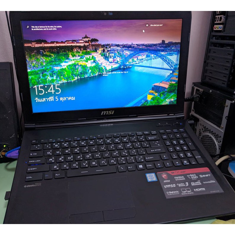 MSI GL62 6QF GTX 960M Ram 8GB เครื่องแรงราคาไม่แพง + SSD 256gb แบบ M2 เร็วสุดๆ