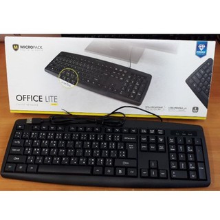 คีย์บอร์ดแบบมีสาย KEYBOARD  USB รุ่น K-203 MICROPACK