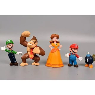 (🎉พร้อมส่ง🎉) โมเดลมาริโอ้ mario 18ตัว/แพ็ค เจ้าหญิง ไดโนเสาร์ ของขวัญ ของเล่นเด็ก น่ารักมาก