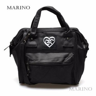 Marino กระเป๋า กระเป๋าสะพายข้างสำหรับผู้หญิงสีดำล้วน ไว้อาลัย No.0215 - All Blac