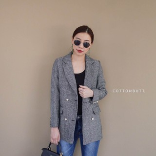 Korea blazer tweed