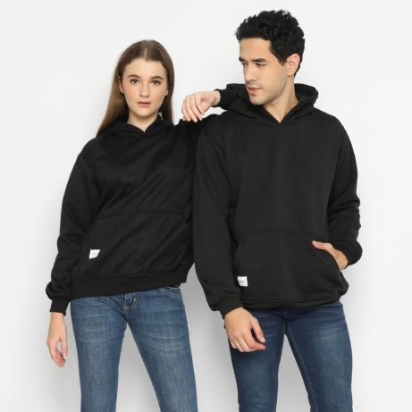 เสื้อแจ็คเก็ตผู้หญิง Hoodieku Jumper สีดํา - สีดํา, XL CROP เกาหลีใหม่ล่าสุดนําเข้า OVERSIZE PARACHU