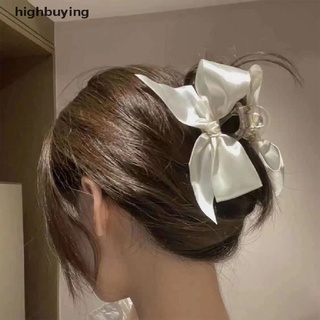 [highbuying] ใหม่ กิ๊บติดผมหางม้า ประดับโบว์ ขนาดใหญ่ สําหรับผู้หญิง