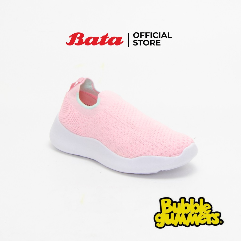 Bata Bubble Gummers Girls' Bubble Comfort Slip on Sneakers รองเท้าแตะรัดส้นสำหรับเด็กหญิง รุ่น Brisk หลากสีสัน 3595738