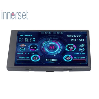 [innerset] Aida64 หน้าจอมอนิเตอร์ Type-C รอง CPU GPU RAM HDD สําหรับเคส Mini ITX