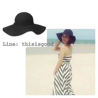 หมวกFloppy hat wool 100%