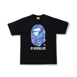 Bape เสื้อยืดแขนสั้น ผ้าฝ้าย พิมพ์ลาย แฟชั่นสําหรับผู้ชาย และผู้หญิง