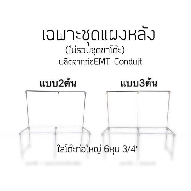 เฉพาะชุดแผงหลังใส่โต๊ะท่อใหญ่ (ไม่รวมชุดขาโต๊ะ)----[[ใส่โต๊ะท่อใหญ่]]