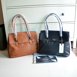 กระเป๋า Florelli Bag หนังเรียบ สวย อักษรแบบ metal สีทอง อะไหล่สีทอง สวยหรู