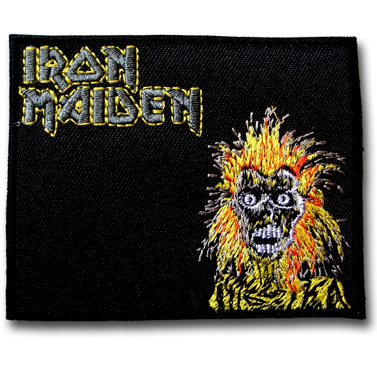 อาร์ม ตัวรีด อาร์มติดเสื้อ วงดนตรี เฮฟวี่ เมทัล วงร๊อค สลิปนีอท Iron Maiden Patch ไอรอน ไมเด้น  สำหร