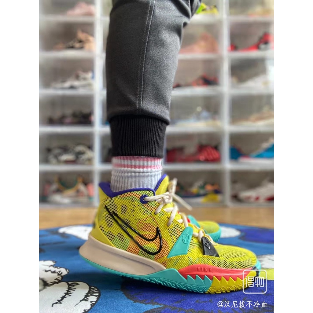 Kyrie 7 “Peace and love” Art theme Air Zoom Turbo Air cushion Basketball Shoes Men's shoes CT4080-700