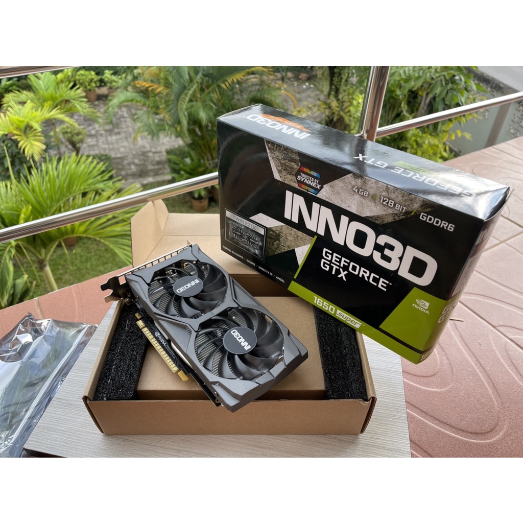การ์ดจอ Inno3D GTX 1650 SUPER 4GB  TWIN X2 OC