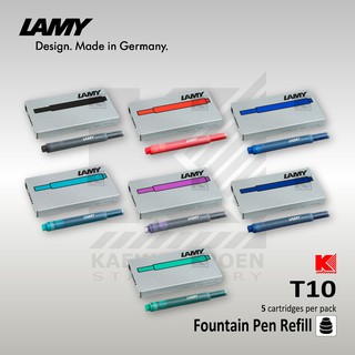 หมึกหลอด LAMY รุ่น T10 สำหรับปากกาหมึกซึม