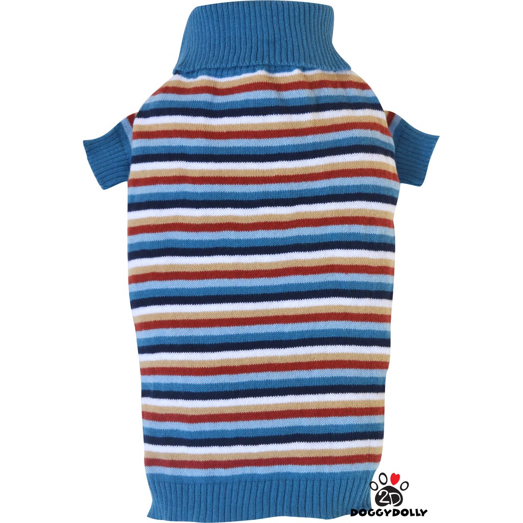 Pet cloths -Doggydolly เสื้อไหมพรม เสื้อผ้าแฟชั่น สัตว์เลี้ยง เ หมาแมว กันหนาว winter sweater ขนาดไซส์ 1-9 โล - W443