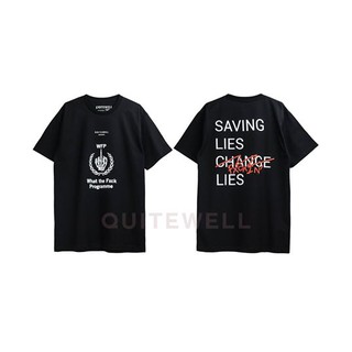 QWT93-1 WTP BLACK เสื้อยืดสีดำ
