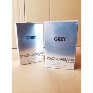 D&amp;G The One Grey for Men EDT Intense 100ml กล่องซีล