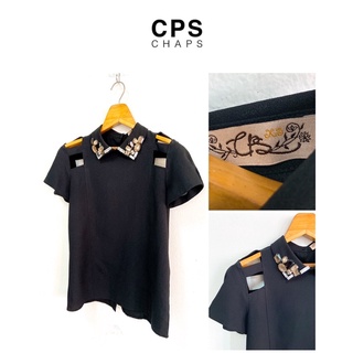 เสื้อ cps size xs ดำสนิท ผ้าหนาสวย สภาพดีค่ะ