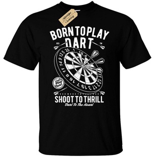 Lsmtx1 เสื้อยืดแขนสั้นลําลอง ผ้าฝ้าย พิมพ์ลาย Born Play Darts Dart Player พลัสไซซ์ สําหรับผู้ชายสามารถปรับแต่งได้