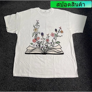 เสื้อเชิ้ต พิมพ์ลายดอกไม้น่ารัก สําหรับวัยรุ่น