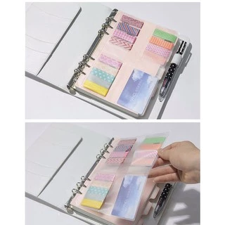 ซองใส่การ์ด แพลนเนอร์สันห่วง ⭐️ มีหลายแบบ Planner Card Pocket Planner Refill รีฟิล A6/A5 mimisplan