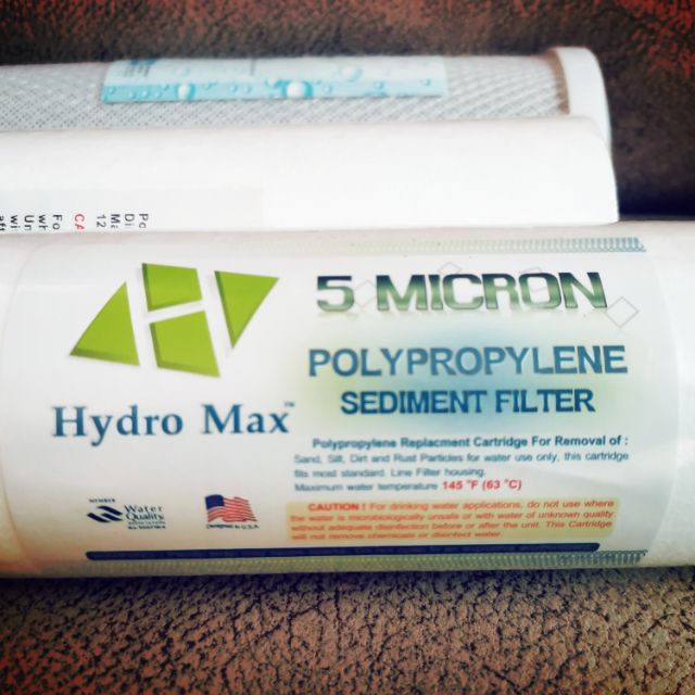 ไส้กรองน้ำ Sediment PP 20 นิ้ว x 2.5 นิ้ว 5 Micron Hydro Max