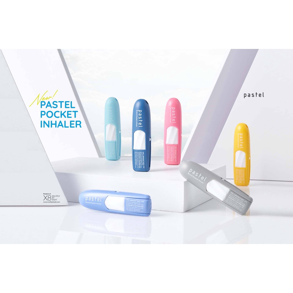 Pastel Pocket Inhaler ยาดม พาสเทล แบบพกพา ขนาด 1.5 มล. คละสี จำนวน 1 ...
