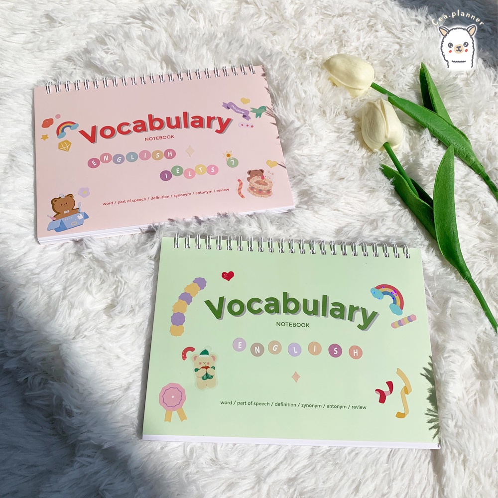 Cea | vocab book สมุดจดคำศัพท์ จดได้ 2000 คำ + synonym antonym A5