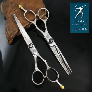 titan hair scissor barber tools กรรไกร titan