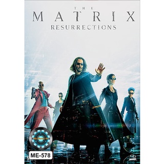 DVD หนัง เสียงไทยมาสเตอร์ The Matrix Resurrections เดอะ เมทริกซ์ เรเซอเร็คชั่นส์