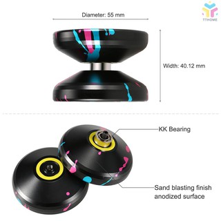 t &amp; t magic yoyo v 3 unresonsive high - speed โยโย่อะลูมิเนียมของเล่นสําหรับเด็ก/ผู้ใหญ่