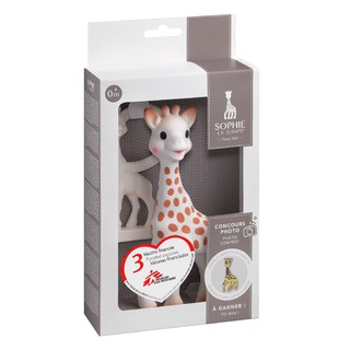 Sophie la Girafe ยางกัดยีราฟโซฟี พร้อมยางกัดวนิลา เซทจับคู่ รุ่น award gift set (0m+)