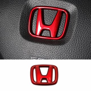 ขอบฝาครอบโลโก้พวงมาลัยรถยนต์ สําหรับ HONDA CITY CIVIC JAZZ FIT CRV HRV ACCORD