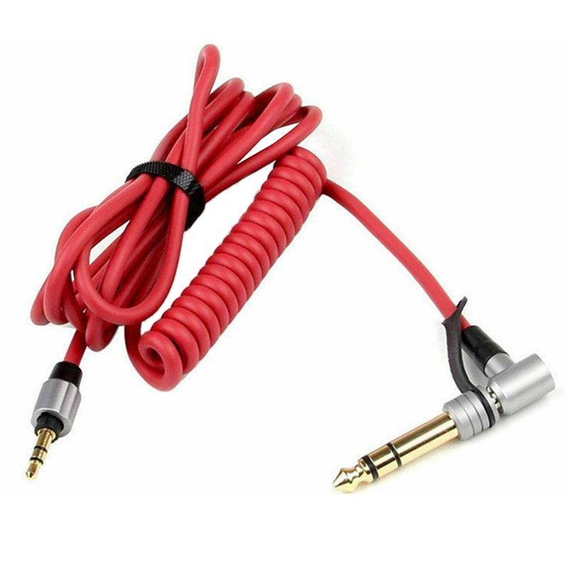 สําหรับ Monster Pro Solo Detox Mixr หูฟัง 3.5 มม. ถึง 6.5 มม. สเตอริโอ Aux Cable เปลี่ยนฝาครอบ