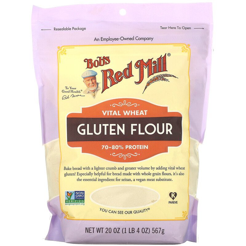 [ พร้อมส่ง] วีท กลูเตน - Vital Wheat Gluten Flour - Bob's Red Mill คีโต #ketofriendly