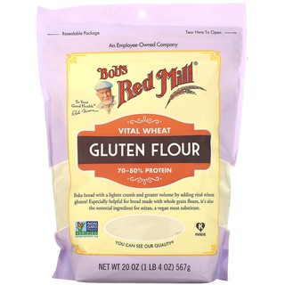 [🚚พร้อมส่ง] วีท กลูเตน - Vital Wheat Gluten Flour - Bobs Red Mill คีโต #ketofriendly