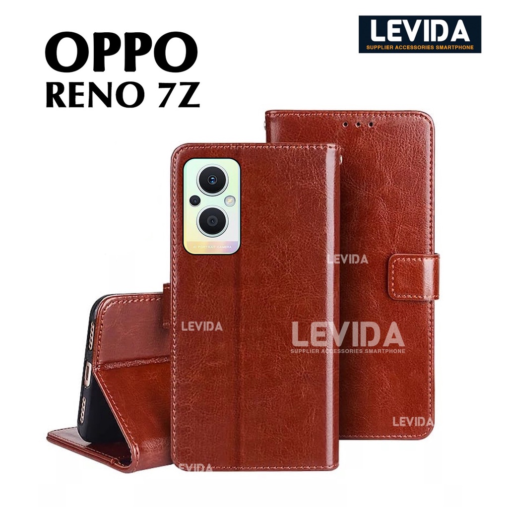 Oppo Reno 8Z Oppo Reno 7Z Oppo Reno 3 Oppo A1K Oppo A16 Case Flip Cover Leather Book Cover Oppo Reno