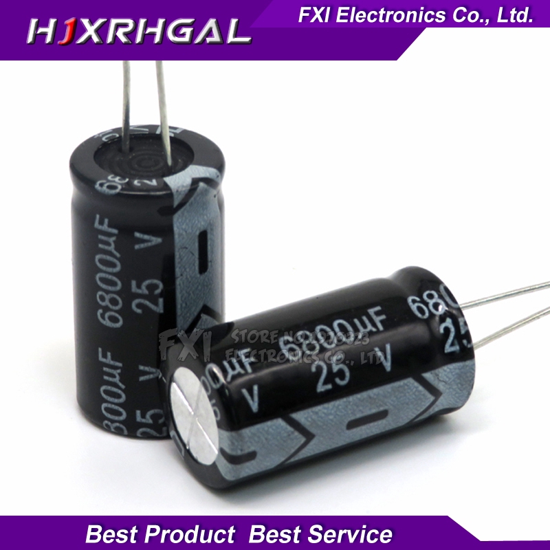 10pcs 25v6800uf 6800uf25v 16*31 25v 6800uf 16x31 Electr Electrolytic capacitor