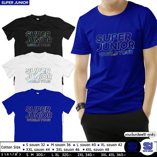 เสื้อ #SJ SuperJunior 💙 ลายชื่อวง โฮโลแกรม