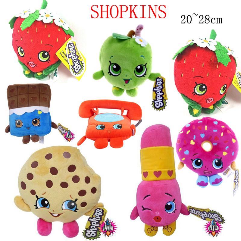 Shopkins Plush Soft Doll Kids Baby Toy Stuffed Gift ตุ๊กตา ของเล่นเด็ก ของเล่นตุ๊กตา ของเล่นยัดไส้ ตุ๊กตา ตุ๊กตานุ่ม