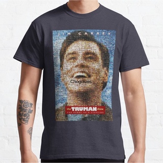 เสื้อยืดโอเวอร์ไซส์ใหม่ เสื้อยืดผ้าฝ้าย 100% พิมพ์ลาย The Truman Show Lgdccg08Ihbkni11 สําหรับผู้ชาย XS-3XLS-3XL