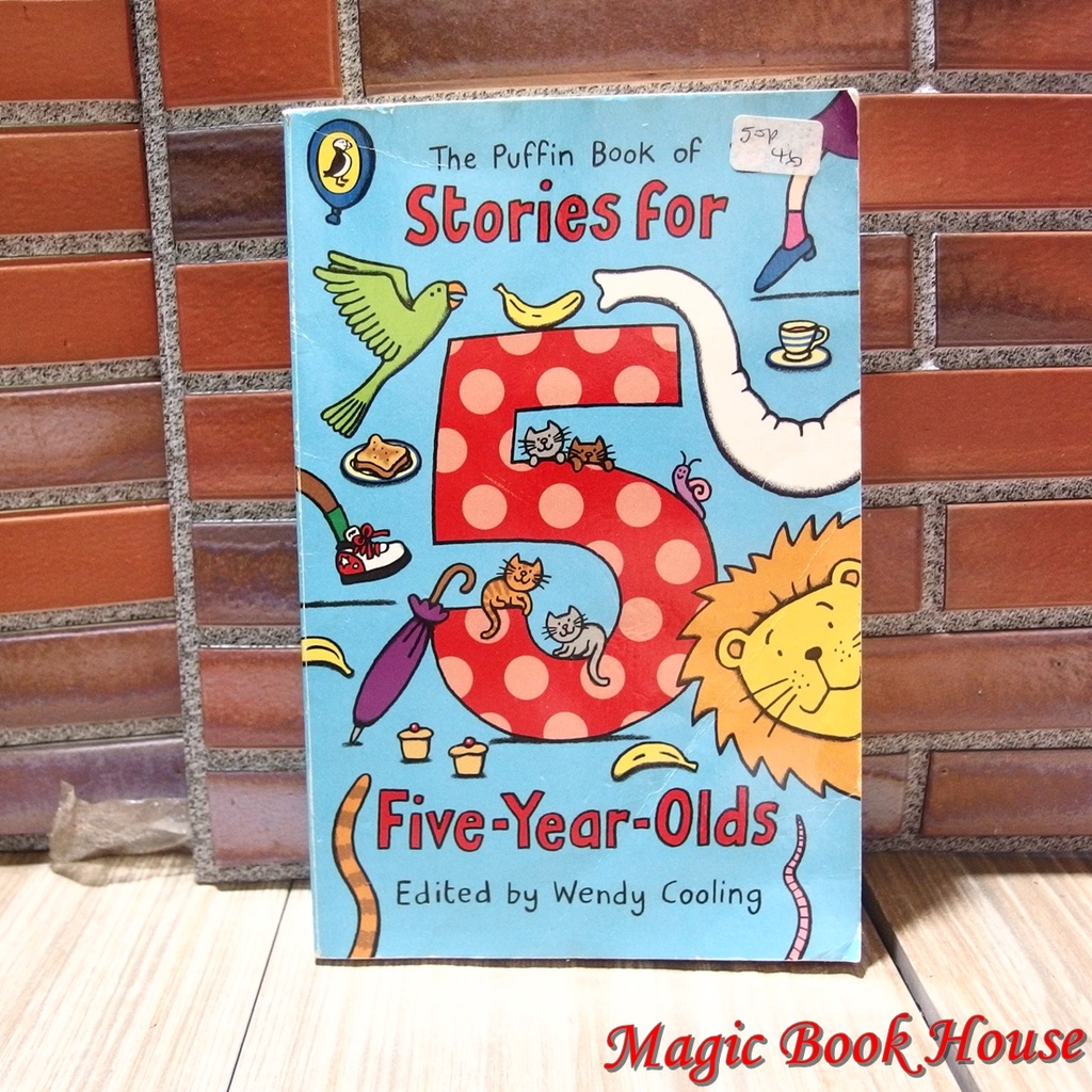 The Puffin Book of Stories for 5 : หนังสือ Chapter Book ปกอ่อน ภาษาอังกฤษ (มือสอง) ขนาด Pocket Book 