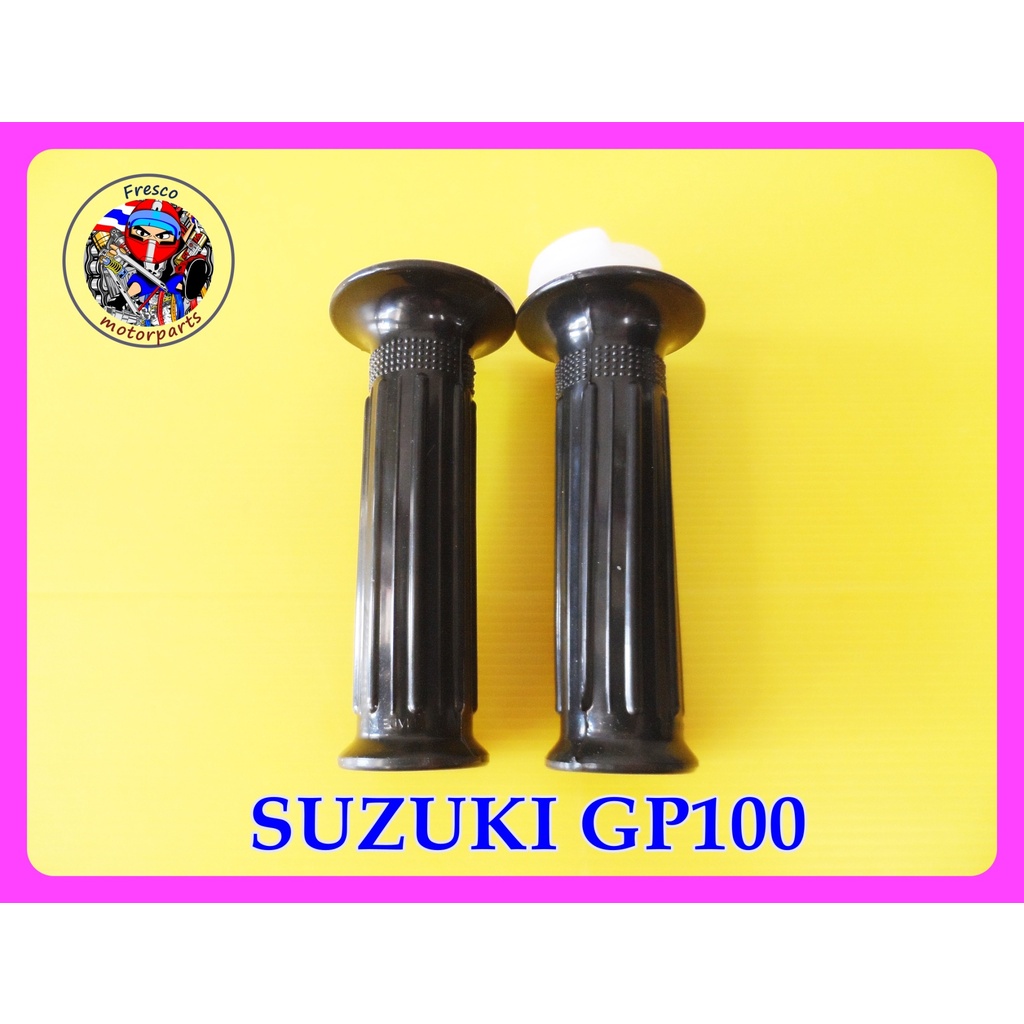 SUZUKI GP100 GP125 GT100 GT185 TS100 TS125 A100 HAND GRIP + THROTTLE ปลอกมือพร้อมไส้