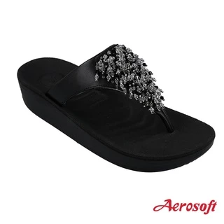 Aerosoft (แอโร่ซอฟ) รองเท้าแตะผู้หญิง รองเท้าแฟชั่น แบบหนีบ นิ่มๆ เพื่อสุขภาพ รุ่น FW8386