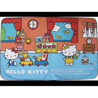 ลิขสิทธิ์แท้ เฮลโล คิตตี้ ที่บังแดดกระจกหน้ารถยนต์ 1 ชิ้น Hello Kitty Car Folding Front Window Sunshade