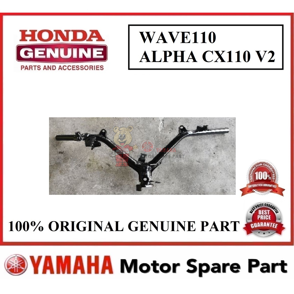 HONDA CX110 V2 HANDLE BAR 0 53100-K71-M30 53100-K71-M40 BESI STEERING ALPHA WAVE110 WAVE 110 V2 ใหม่