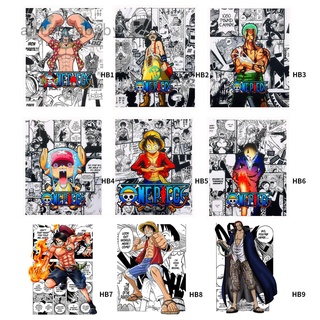 Ab โปสเตอร์ พิมพ์ลายอนิเมะ One Piece Ultra HD สําหรับเก็บสะสม บาร์ คาเฟ่