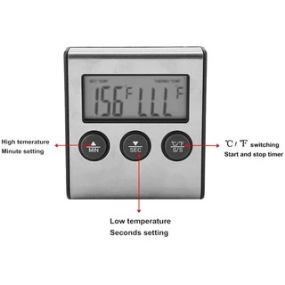 เครื่องวัดอุณหภูมิอาหาร แจ้งเตือนได้ Alarm Cooking Thermometer YS05