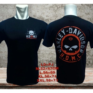 เสื้อยืด ลาย Harley Davidson HDMC ของแท้ สําหรับรถจักรยานยนต์