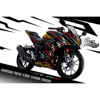 สติ๊กเกอร์ Full Body Honda New Cbr 150 RR ลายยักษ์ไทยดัดฟัน