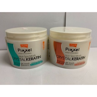 โลแลน ทรีทเม้นท์เคราตินขนแกะ ยืดเคราติน 450กรัม  Lolane Pixxel Hair Spa Mask CRYSTAL KERATIN โลแลนเคราติน เคราติน